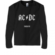 Детская футболка с длинным рукавом AC/DC Rock on