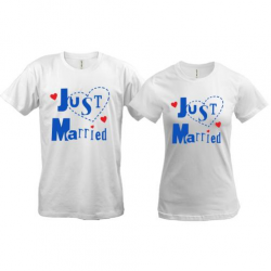 Парні футболки "Just married"