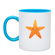 Чашка с улыбающейся морской звездой