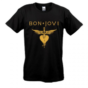 Футболка Bon Jovi gold logo