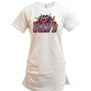 Подовжена футболка KISS Band