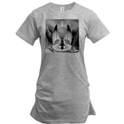 Подовжена футболка Lacrimosa - Lichtgestalt