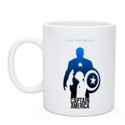 Чашка с Капитаном Америкой (патриот)