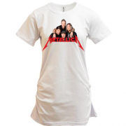 Подовжена футболка Metallica Band