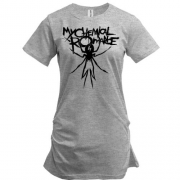 Подовжена футболка My Chemical Romance з павуком