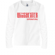 Детская футболка с длинным рукавом  "Winchester Team Supernatura