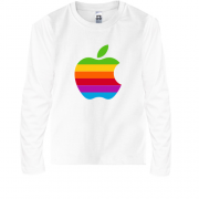 Детская футболка с длинным рукавом Apple
