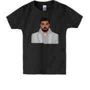 Детская футболка с Drake в пальто