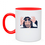 Чашка со Snoop Dogg с очками