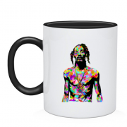 Чашка со Snoop Dogg и яркими красками