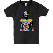 Детская футболка со Snoop Dogg и яркими красками