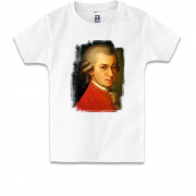 Детская футболка с Вольфгангом Амадеем Моцартом