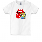 Детская футболка Rolling Stones (Simpsons)