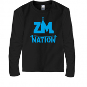 Детская футболка с длинным рукавом ZM Nation с Проводами