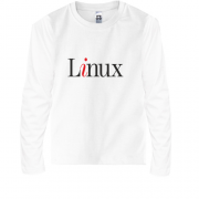 Детская футболка с длинным рукавом Linux
