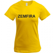 Футболка с надписью "Zemfira"