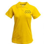 Жіноча футболка-поло з логотипом Монеточкі (арт)