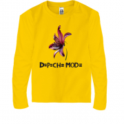 Детская футболка с длинным рукавом Depeche Mode orchid