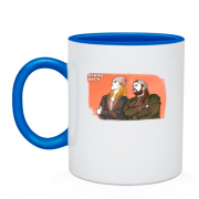 Чашка с Джеем и Молчаливым Бобом (иллюстрация)
