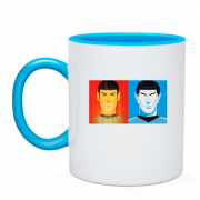 Чашка со Споком и Джеймсом (Star Trek)
