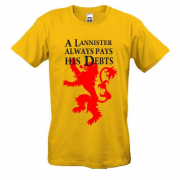 Футболка a lannister always pays his debts