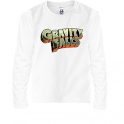 Детская футболка с длинным рукавом Gravity Falls лого