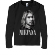 Детская футболка с длинным рукавом Курт Кобейн (Nirvana)