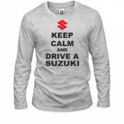 Лонгслів Keep calm and drive a SUZUKI