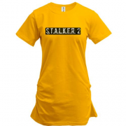 Подовжена футболка з надписью "STALKER 2"