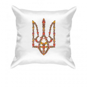 Подушка с цветочным гербом Украины (2)