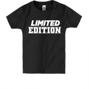 Детская футболка с надписью " Limited Edition"
