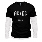 Лонгслив комби AC/DC Rock on
