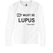 Детская футболка с длинным рукавом It must be lupus