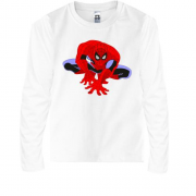 Детская футболка с длинным рукавом с человеком-пауком