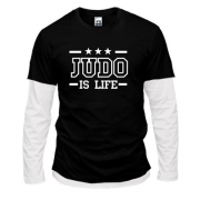 Лонгслив комби Judo is life
