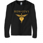 Детская футболка с длинным рукавом Bon Jovi gold logo