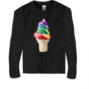 Детская футболка с длинным рукавом Gourmet ice-cream