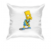 Подушка Барт Симпсон с рогаткой
