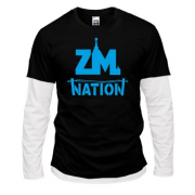 Лонгслив комби ZM Nation с Проводами