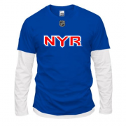 Лонгслив комби New York Rangers
