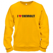 Свитшот I love Chevrolet