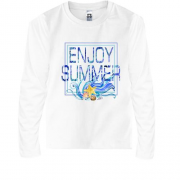 Детская футболка с длинным рукавом Enjoy summer