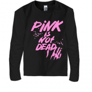 Детская футболка с длинным рукавом Pink is not dead (1)