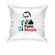 Подушка Putin - kh*lo  (с рюмкой водки)