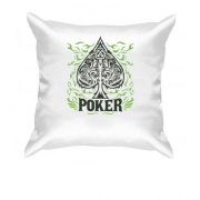 Подушка с покерной мастью (пика)