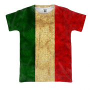 3D футболка с флагом Италии