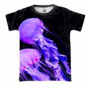 3D футболка з медузами