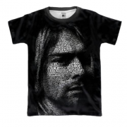 3D футболка Курт Кобейн з слів