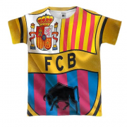 3D футболка FC - Barcelona
