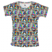Женская 3D футболка с голографической пленкой